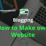 How to make your own website