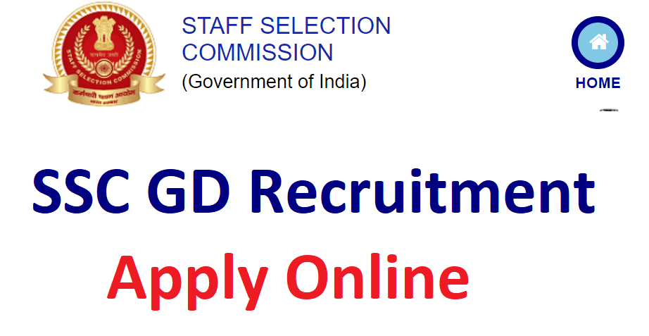 SSC GD Online Apply 2021